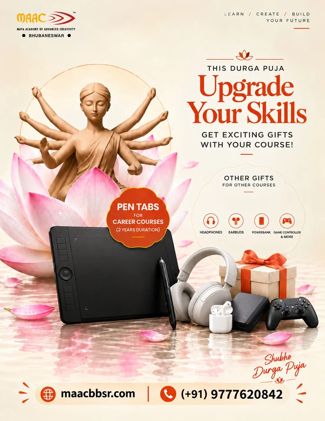 MAAC Bhubaneswar Durga Puja offer: upgrade your skills and get gifts with eligible courses
